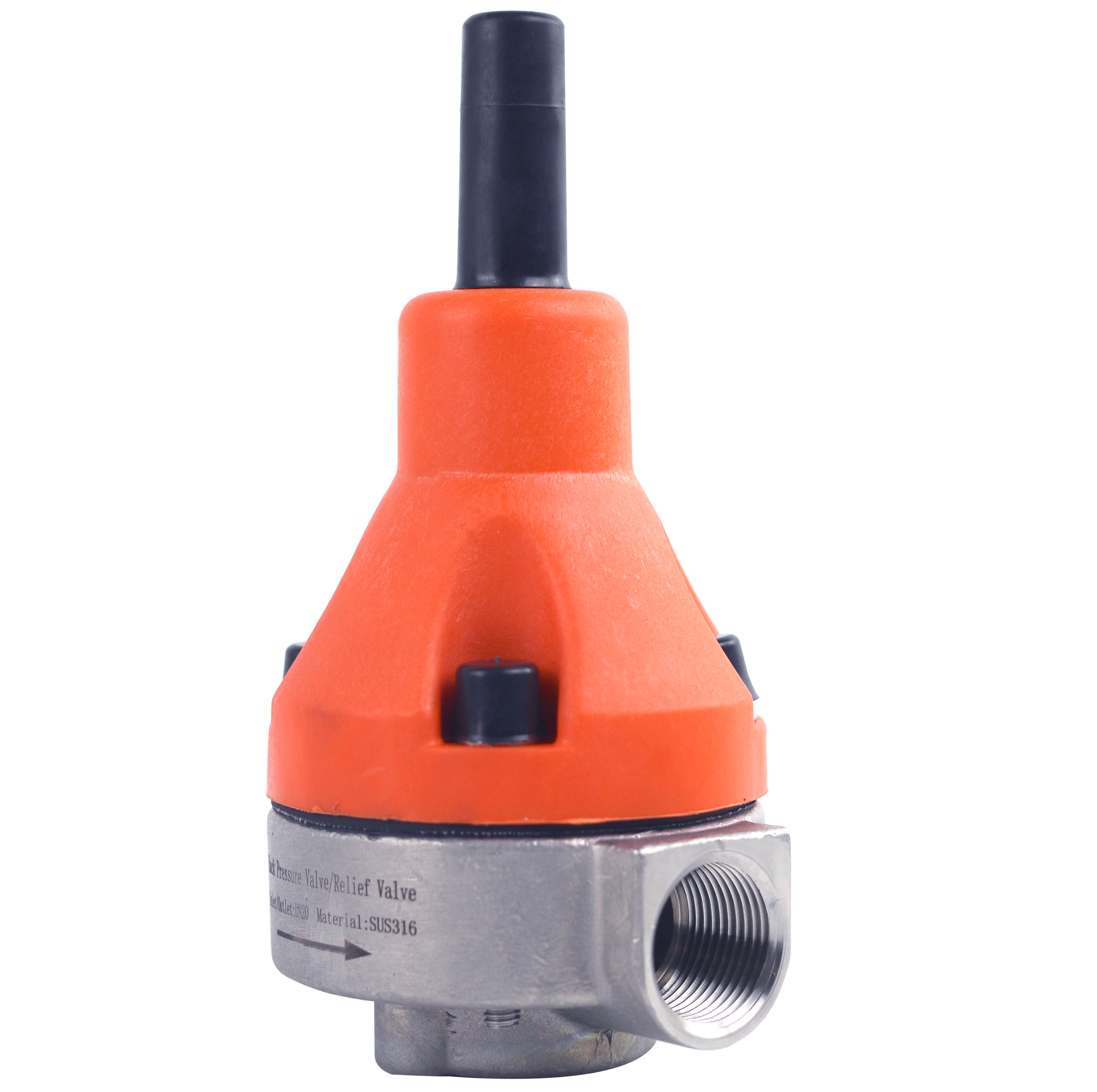 Stainless steel Back pressure valve / Safety valve